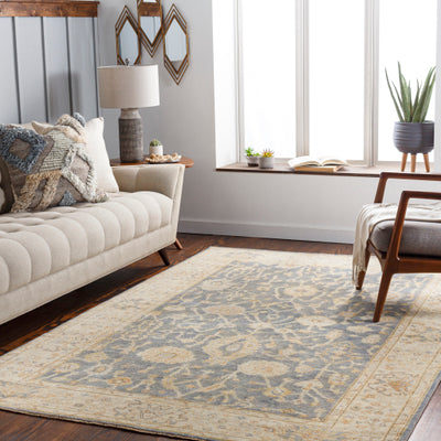 product image for Normandy Wool Teal Rug Roomscene Image 66