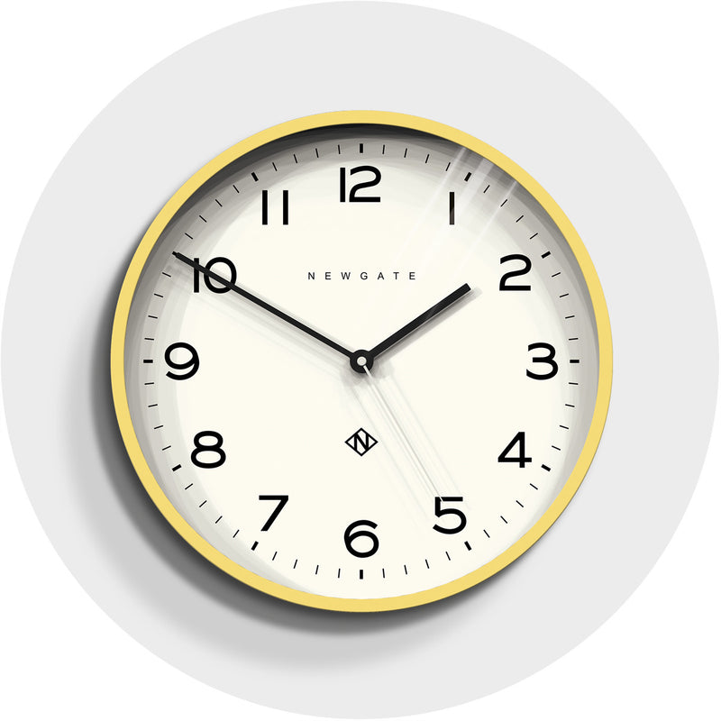 media image for number three echo clock in cheeky yellow design by newgate 1 26