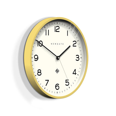 product image for number three echo clock in cheeky yellow design by newgate 2 81