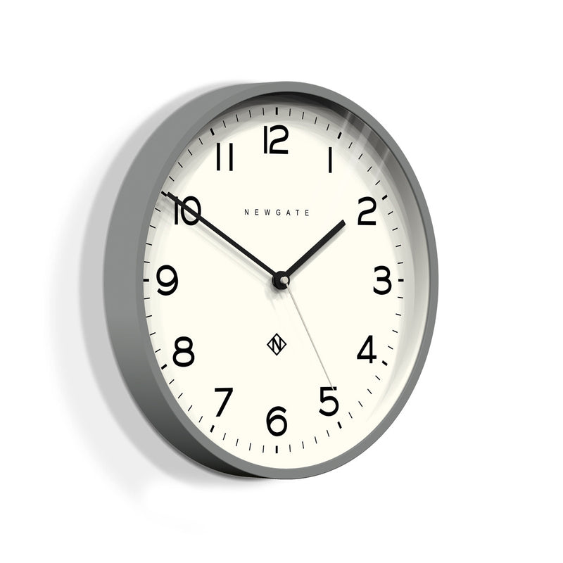 media image for Number Three Echo Clock in Posh Grey design by Newgate 220