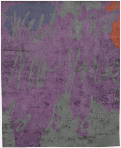 product image of NY West Hand Tufted Rug in Purple design by Second Studio 520