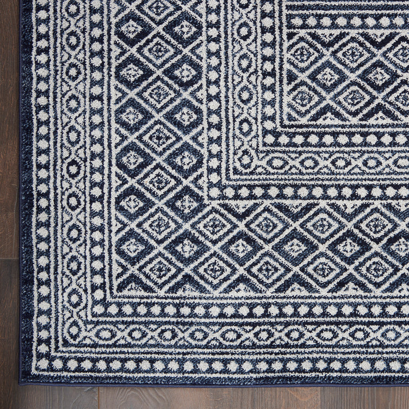 media image for palermo navy grey rug by nourison nsn 099446720382 3 235