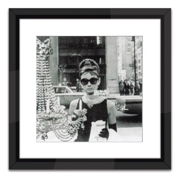 media image for shopping at tiffanys in black and white print 1 1 282