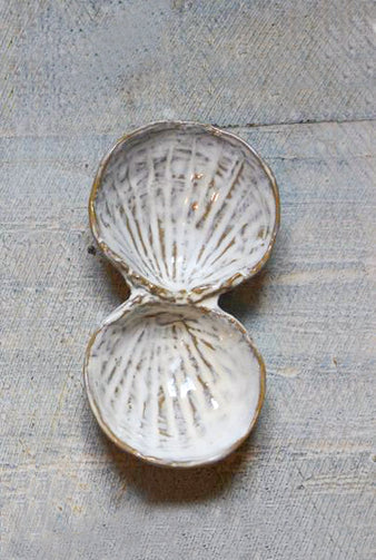 product image for yarnnakarn oceanology cherrystone clam salt pepper dish 4 96