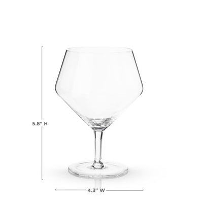product image for angled crystal gin tonic glasses 3 21