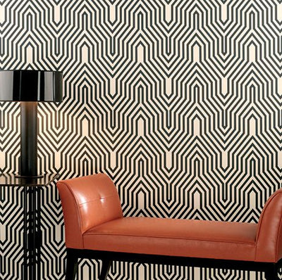product image for Minaret Wallpaper in black Color by Osborne & Little 94