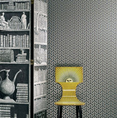 product image for Trifid Wallpaper in Paynes Grey Color by Osborne & Little 95