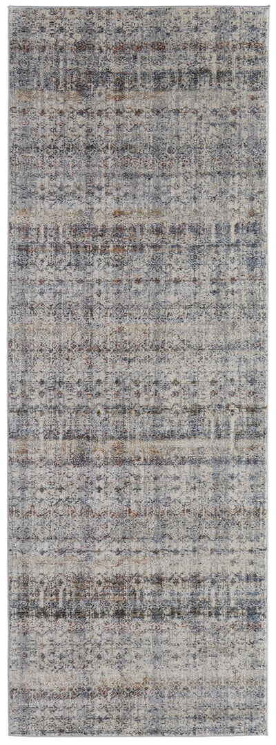 product image for frencess power loomed tribal gray blue rug news by bd fine kair39glgry000e27 2 73