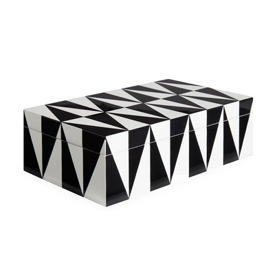 product image of Medium Op Art Lacquer Box 554