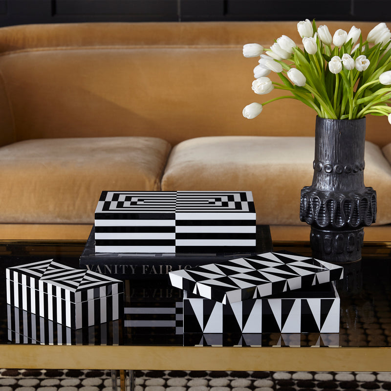 media image for Small Op Art Lacquer Box 21