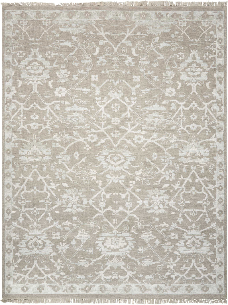 media image for elan hand knotted grey rug by nourison nsn 099446377937 1 297