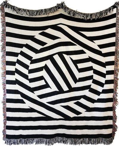 product image for optic throw blankets by elise flashman 1 24