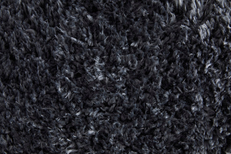 media image for loman solid color classic black charcoal rug by bd fine drnr39k0blkchlh00 2 289