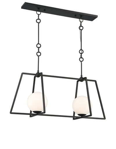 product image for Stratus Large 2 Light Bronze Chandelier By Lumanity 3 20