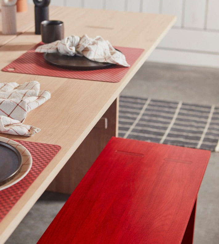 media image for kotai bench cherry red by oyoy l300257 6 295