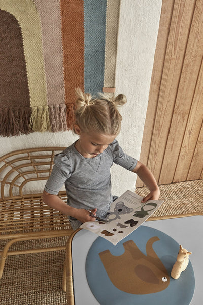 product image for kids elephant placemat by oyoy 2 0