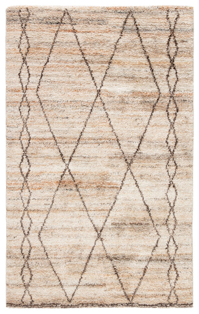 product image for kas02 murano hand knotted trellis tan brown area rug design by jaipur 3 86