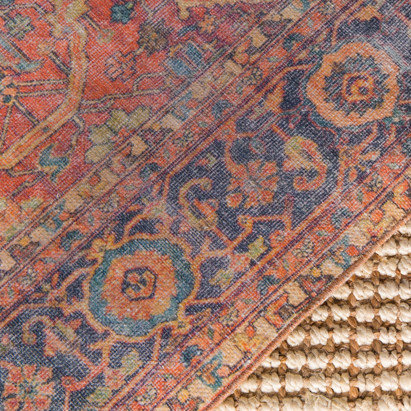 media image for boh04 avonlea oriental blue orange area rug design by jaipur 5 280