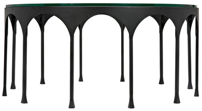 product image for achille coffee table in black metal design by noir 1 92