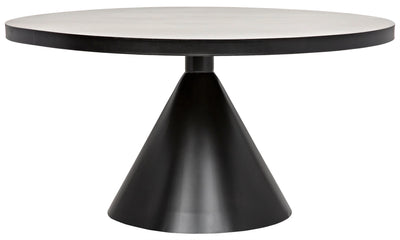product image for cone dining table in black metal design by noir 1 42
