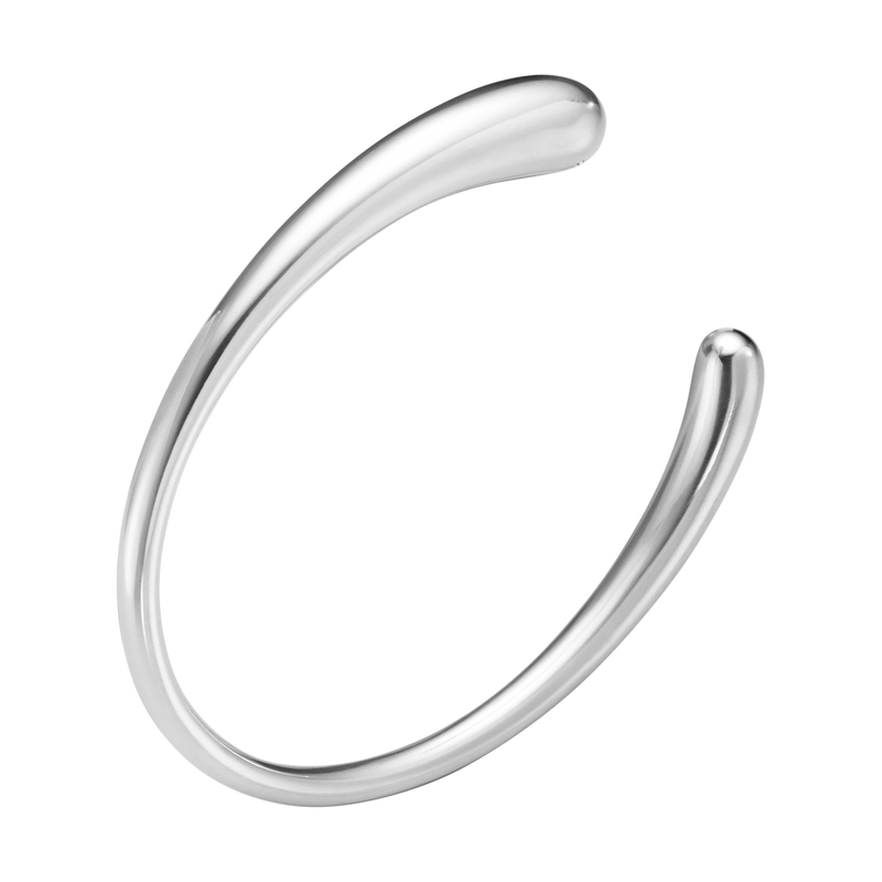media image for Mercy Silver Open Bangle in Various Sizes by Georg Jensen 252