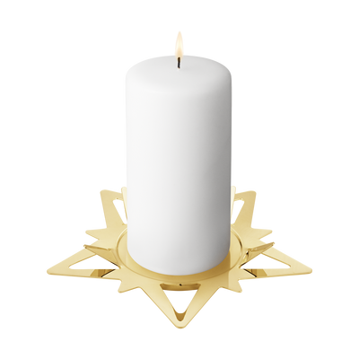 product image for classic christmas star pillar candleholder 2 50