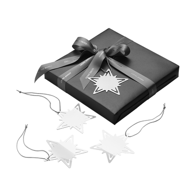 product image for classic christmas star reusable gift tags 3 77