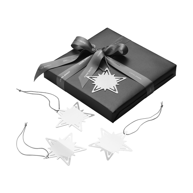 media image for classic christmas star reusable gift tags 3 26
