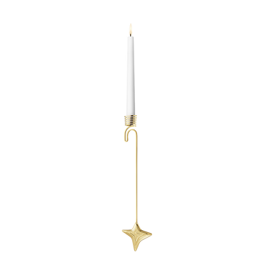 product image for candle holder four point star gold 1 87