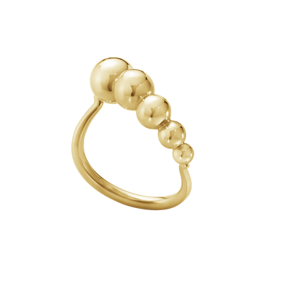 product image for Grape Yellow Gold Slim Rings by Georg Jensen 74