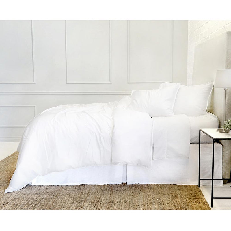 media image for parker bamboo duvet set in white design by pom pom at home 7 253
