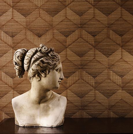 media image for Parquet Wallpaper in Brown Color by Osborne & Little 280