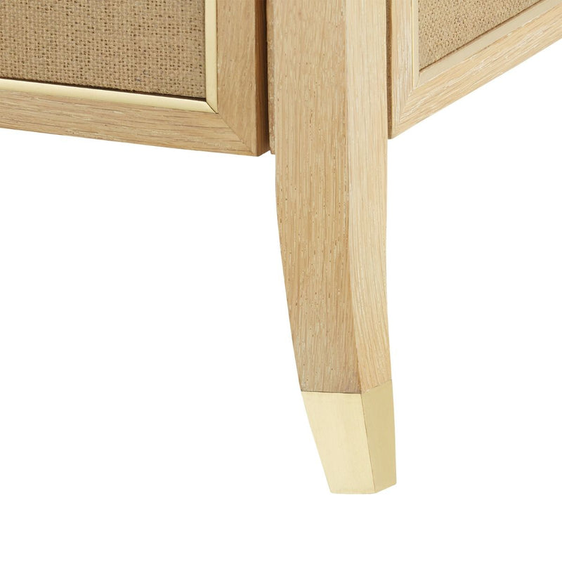 media image for Paulina 3-Drawer Side Table in Natural design by Bungalow 5 273