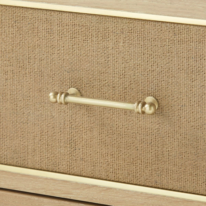 media image for Paulina 3-Drawer Side Table in Natural design by Bungalow 5 212