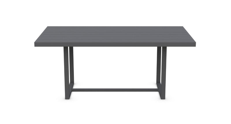 media image for pavia rectangular dining table by azzurro living pav a16dtrc 5 276