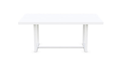 product image for pavia rectangular dining table by azzurro living pav a16dtrc 6 0