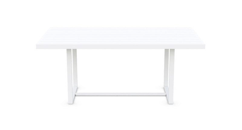 media image for pavia rectangular dining table by azzurro living pav a16dtrc 6 266