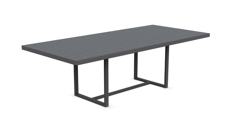 media image for pavia rectangular dining table by azzurro living pav a16dtrc 3 276