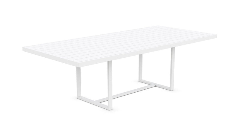 media image for pavia rectangular dining table by azzurro living pav a16dtrc 4 235