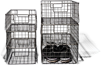 product image for wire basket shoe box medium design by puebco 8 42