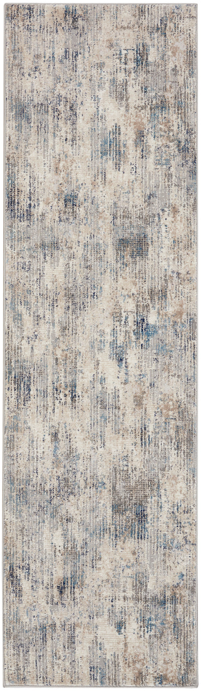 product image for ck022 infinity ivory grey blue rug by nourison 99446079213 redo 5 33