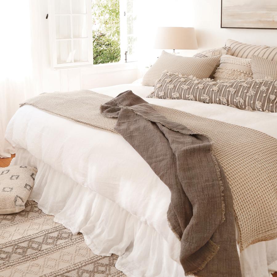 Buy linen bed skirt new arrivals