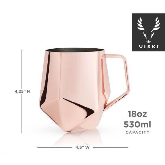 media image for faceted moscow mule mug 2 273
