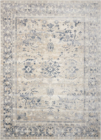 product image of malta ivory blue rug by nourison 99446361363 redo 1 546