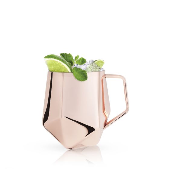 media image for faceted moscow mule mug 3 217