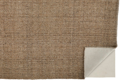 product image for Siona Handwoven Solid Color Tobacco Brown Rug 4 25
