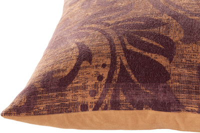 product image for Porcha Woven Lumbar Pillow in Eggplant 22