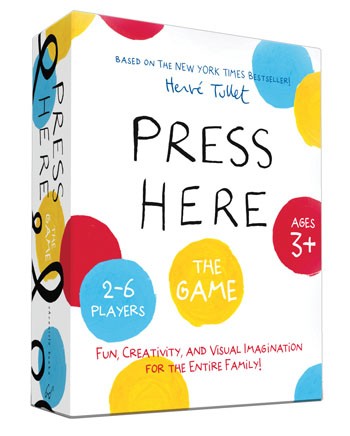 product image of Press Here: The Game Fun, Creativity, and Visual Imagination for the Entire Family! By Hervé Tullet 549