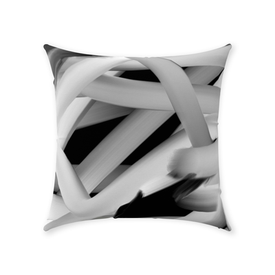 product image for black and white throw pillow 6 16