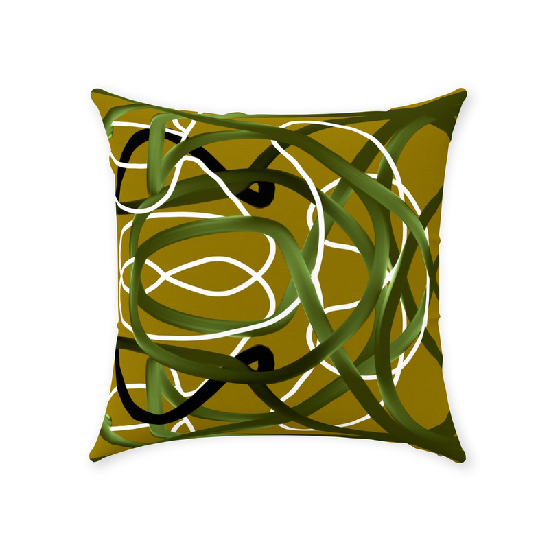 media image for olive knots throw pillow 5 295